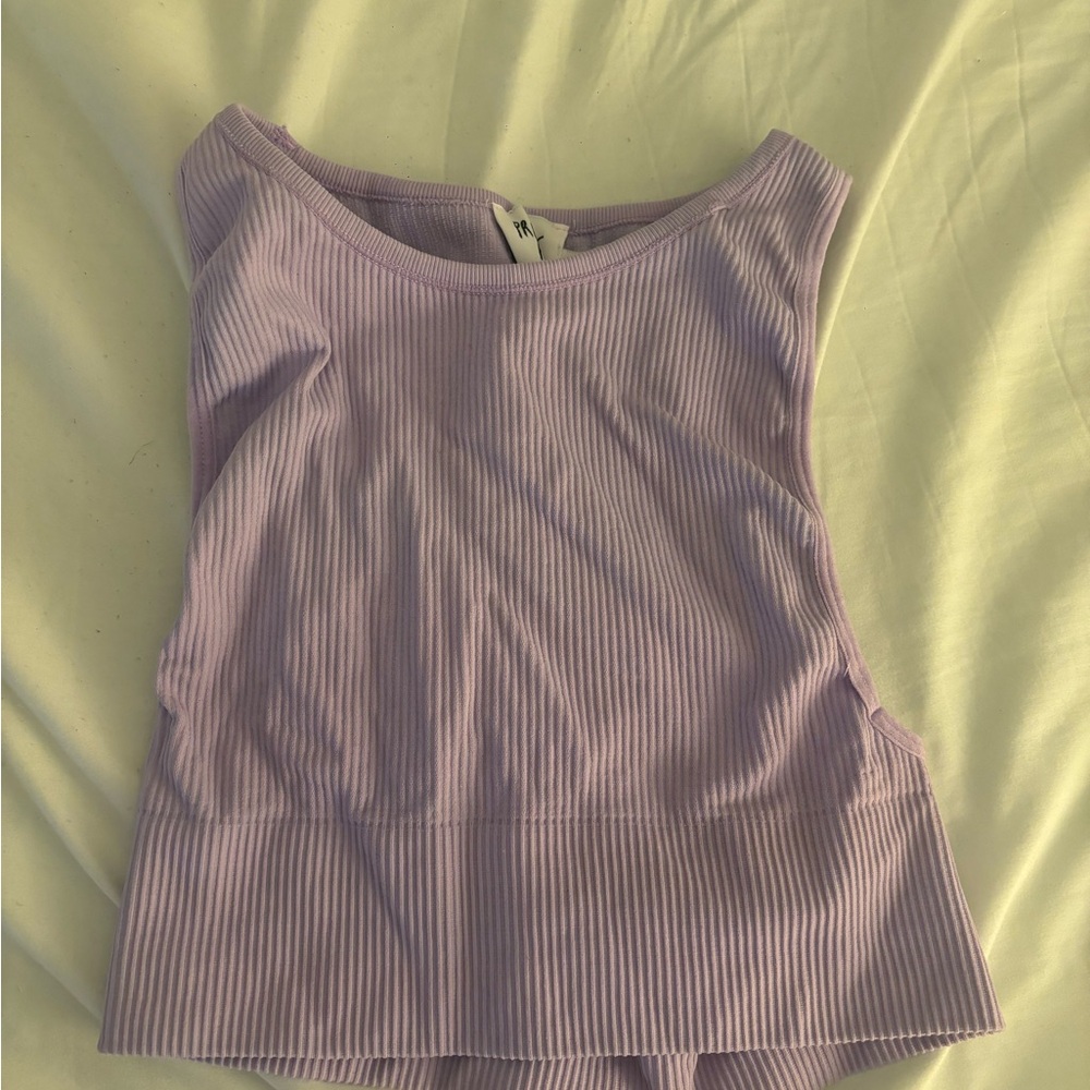 Princess Polly purple high neck tank